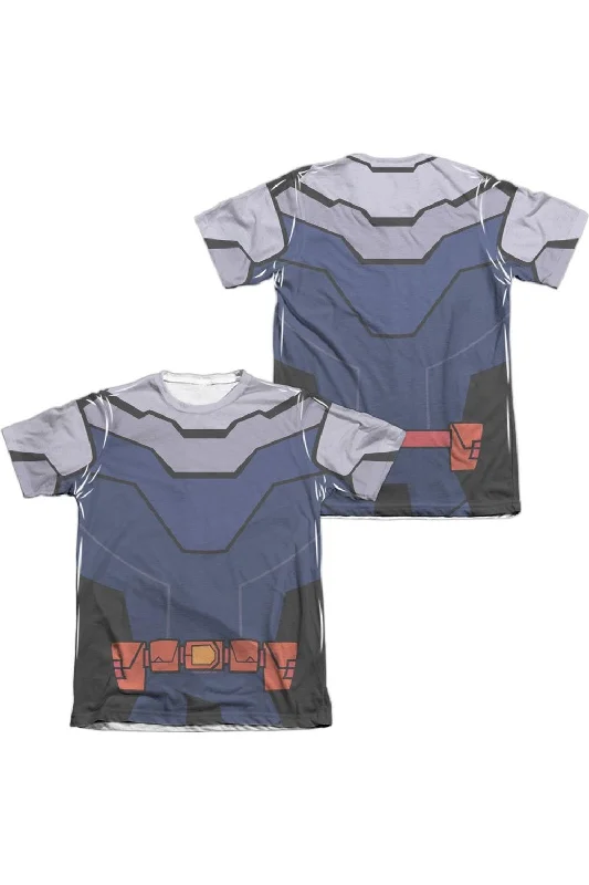 Teen Titans Go To The Movies Slade Uniform (Front/Back Print) Adult Poly/Cotton Short Sleeve Tee / T-Shirt