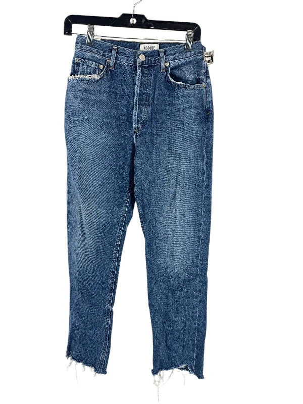 Men's Jeans with Stretch FabricJeans Straight By Agolde In Blue Denim, Size: 6