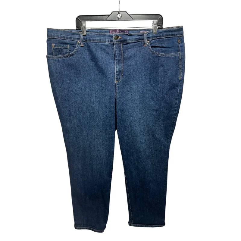 Fashionable Men's JeansJeans Boyfriend By Gloria Vanderbilt In Blue Denim, Size: 20