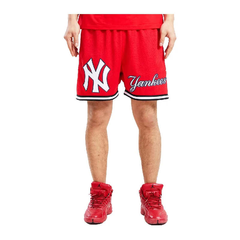 Men's Casual Short-Length PantsPro Standard Mens MLB New York Yankees Shorts LNY333053-RED Red