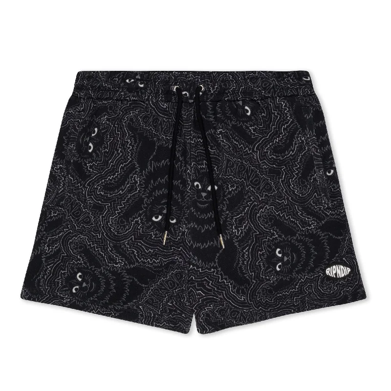 Trendsetting Men's Fashion and Pattern ShortsBig Pussy Energy Womens Sweat Shorts (Black)
