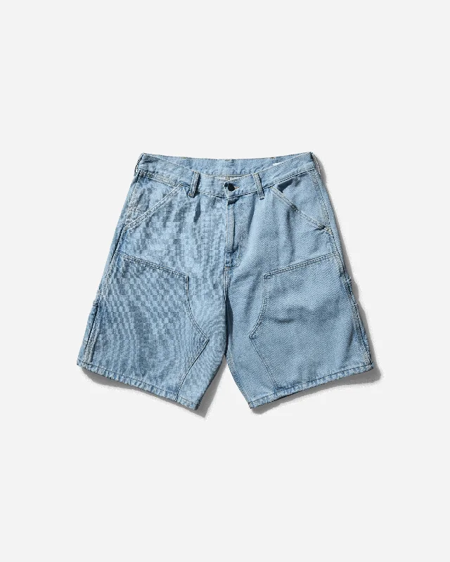 Lightweight Men's Breathable ShortsMen's Double Knee Shorts Blue (Heavy Stone Bleached)