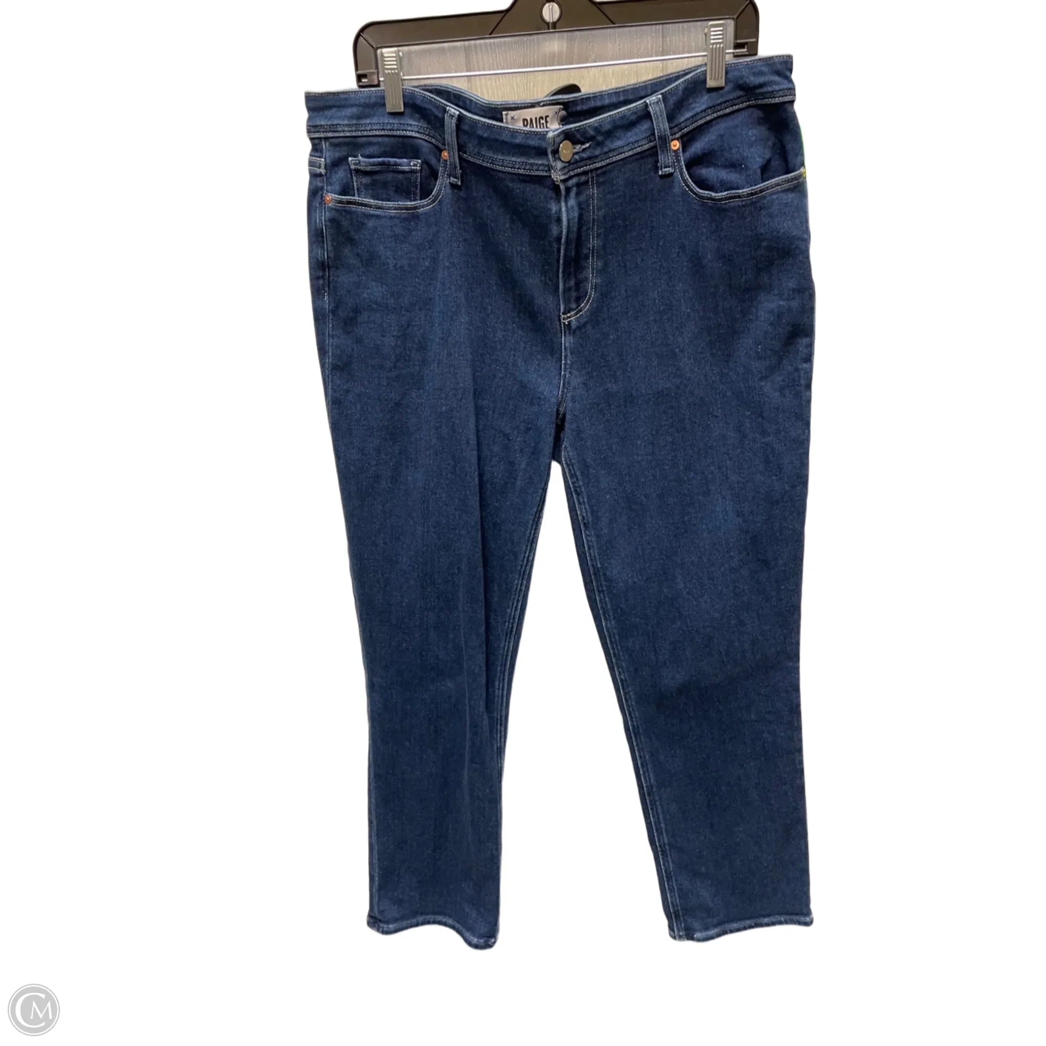 Vintage Men's JeansJeans Straight By Paige In Blue Denim, Size: 16