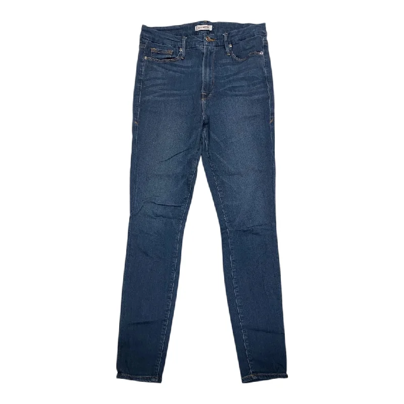 High-Waisted Men's JeansJeans Skinny By Good American In Blue Denim, Size: 8