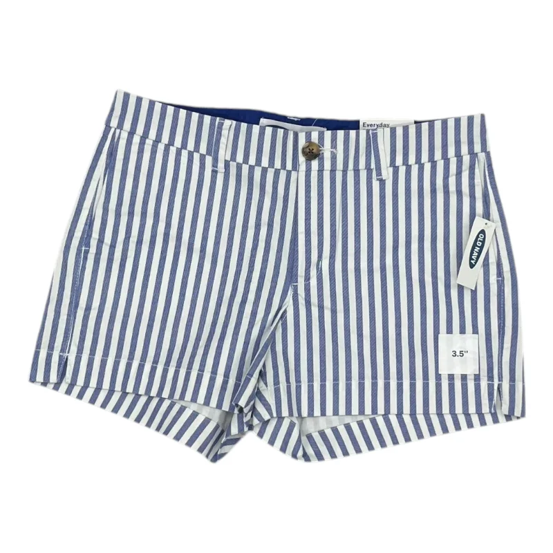 Men's Casual Short Pants for Relaxation and LoungingShorts By Old Navy In Blue & White, Size:6
