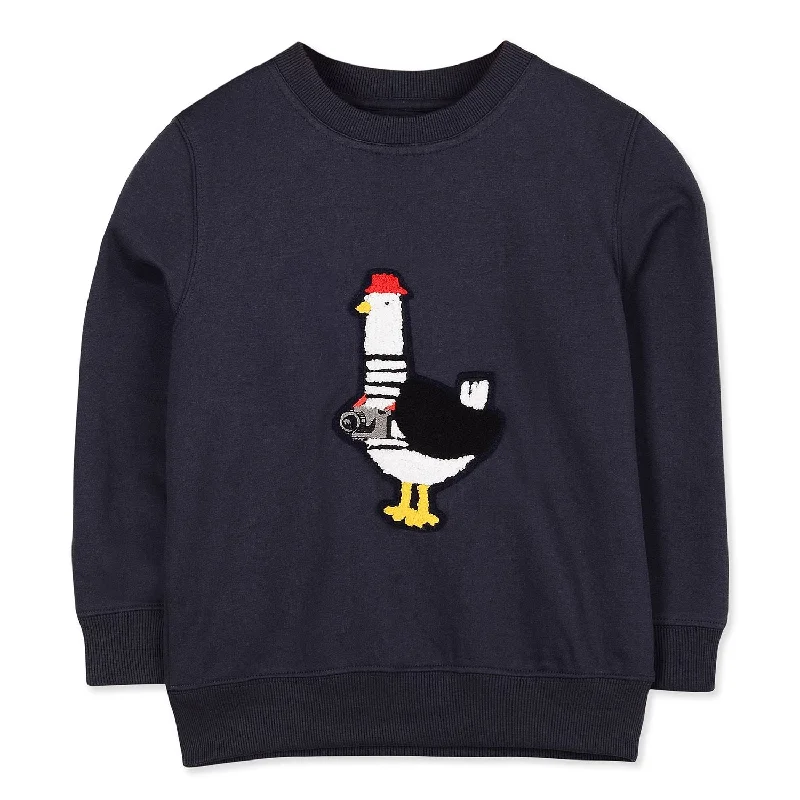 Detective Applique Sweatshirt