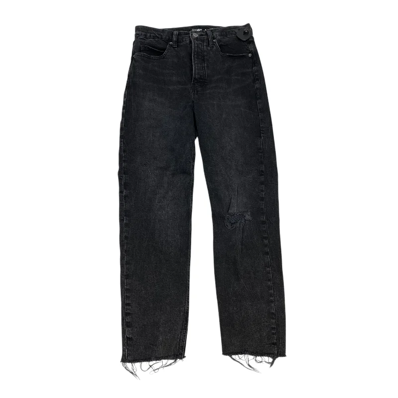 Men's Jeans with Embroidered LogosJeans Straight By Old Navy In Black Denim, Size: 6