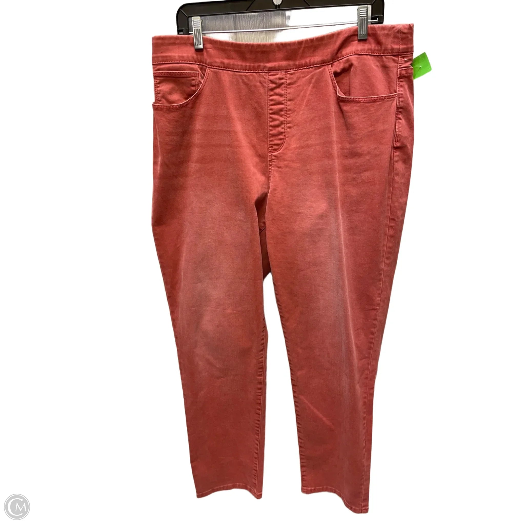 Authentic Raw Denim Men's JeansJeans Jeggings By Soft Surroundings In Coral, Size: 16