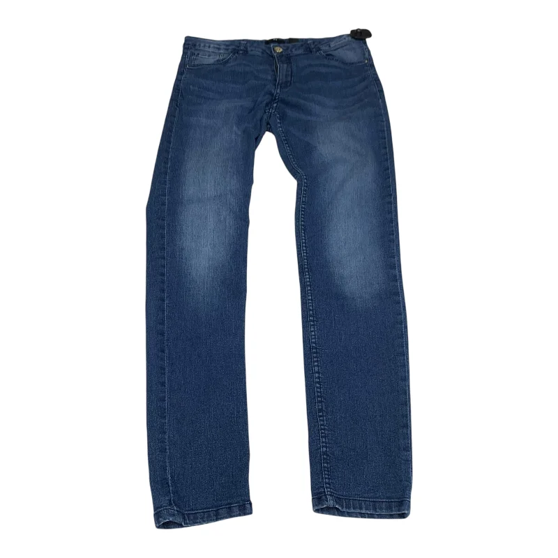 Trendy Men's JeansJeans Skinny By H&m In Blue Denim, Size: 12