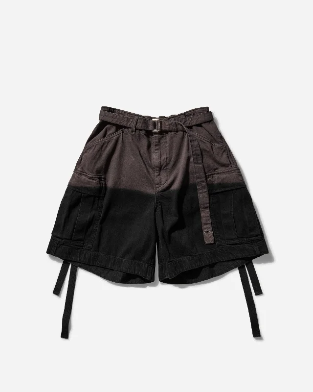 Cozy Men's Flannel ShortsMen's Garment Dye Shorts Black