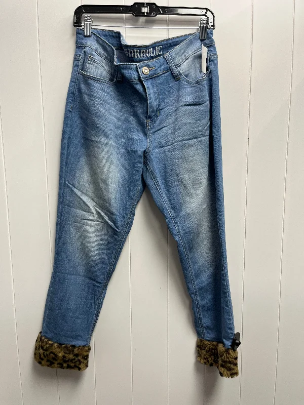 Durable Men's JeansJeans Straight By Hydraulic In Blue Denim, Size: 10
