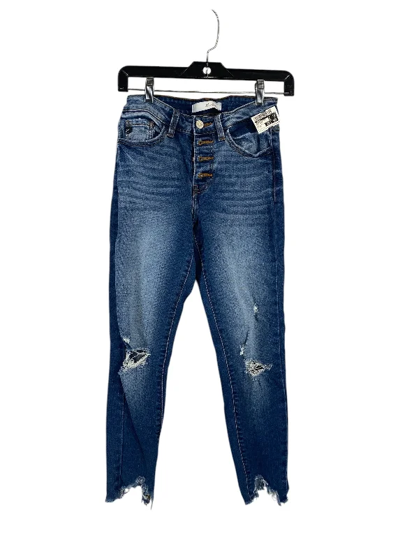 Mid-Waisted Men's JeansJeans Straight By Kancan In Blue Denim, Size: 2