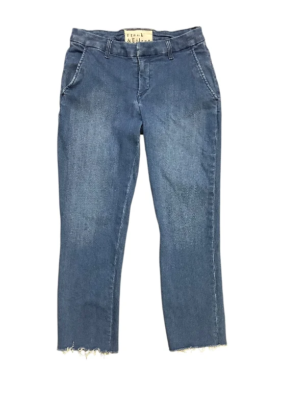 Jeans for Men with a Curvy BodyJeans Cropped By Frank And Eileen In Blue Denim, Size: 6