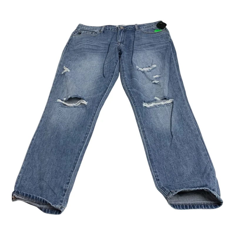 Men's Jeans with PocketsJeans Straight By Kancan In Blue Denim, Size: 10