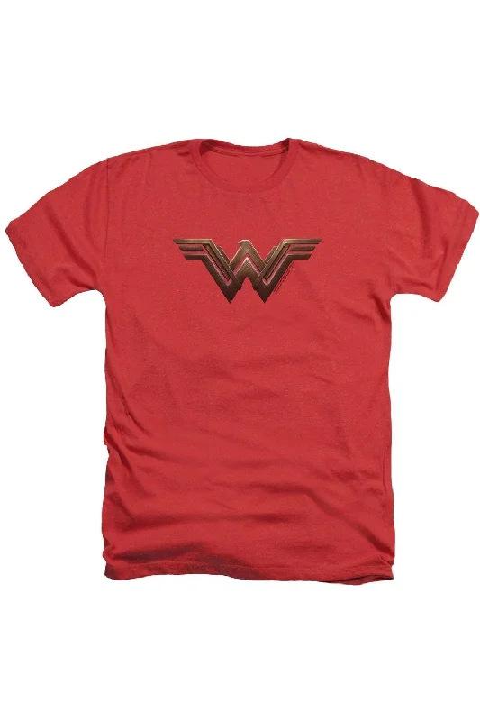 Wonder Woman Movie Wonder Woman Logo Adult Heather Tee / T-Shirt