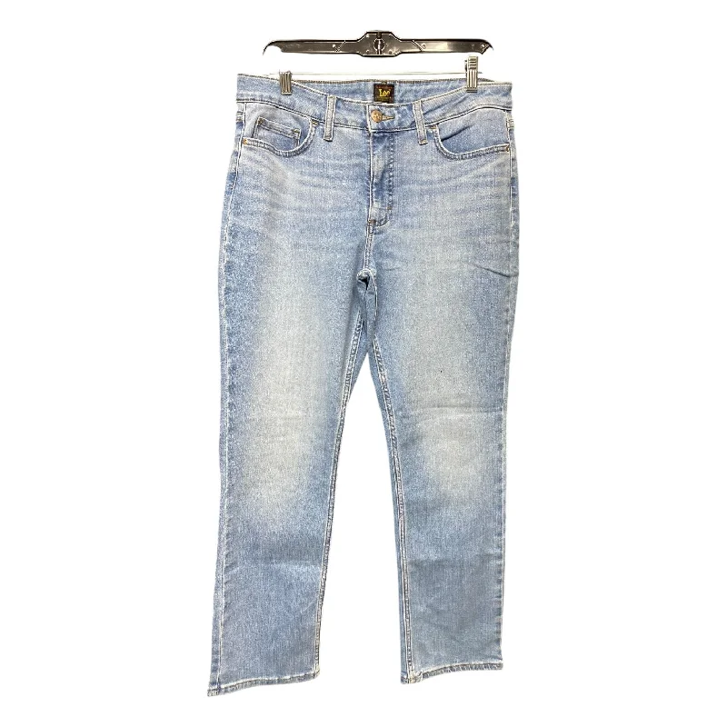 Sustainable Men's JeansJeans Straight By Lee In Blue Denim, Size: 12