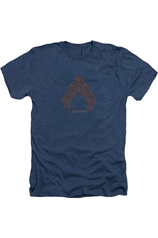 Aquaman Movie Aquaman Paisley Adult Heather Tee / T-Shirt