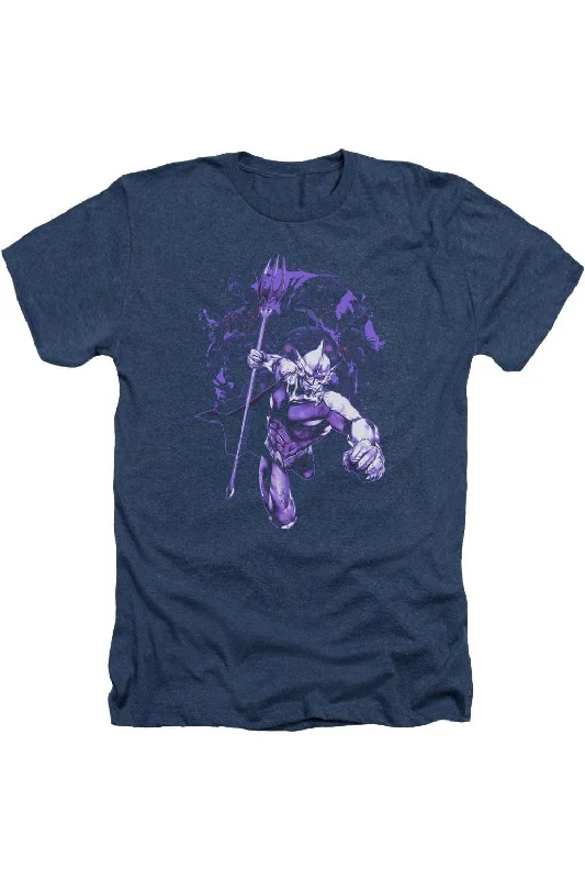 Aquaman Movie Evil Doers Adult Heather Tee / T-Shirt
