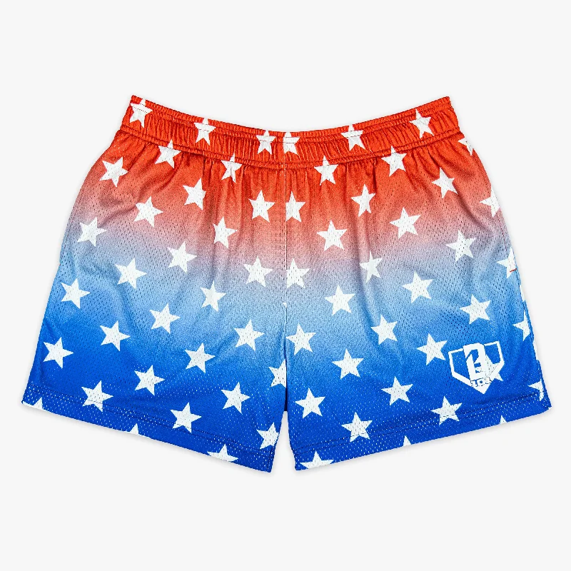 Everyday Wear Men's Casual ShortsGradient Shorts - Freedom