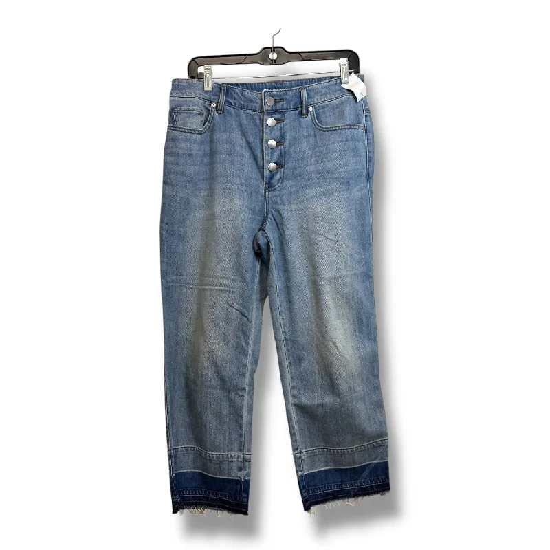 Workwear Men's JeansJeans Cropped By Chicos In Blue Denim, Size: 6