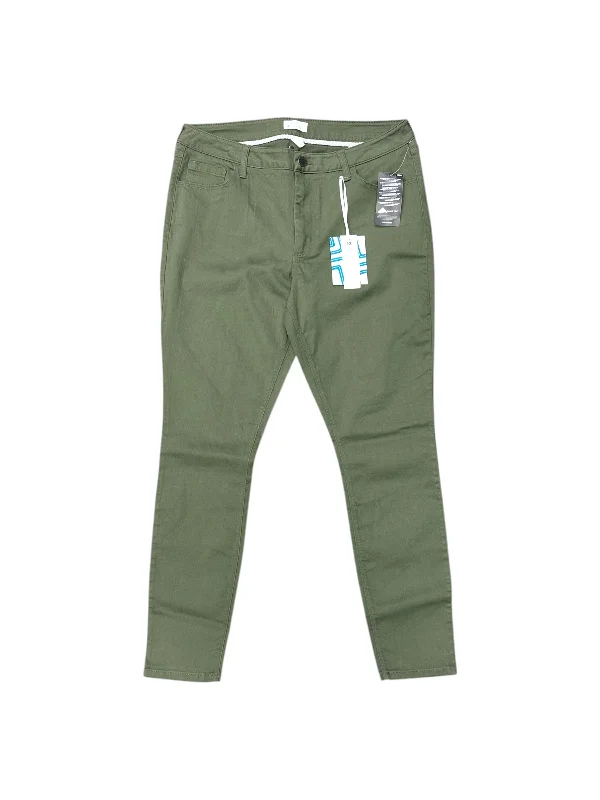 Men's Straight-Leg JeansJeans Skinny By Market & Spruce In Green, Size: 14