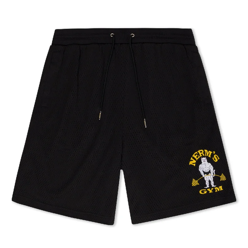 Men's Tailored Dress Shorts for Formal EventsRipped n Dipped Mesh Shorts (Black)