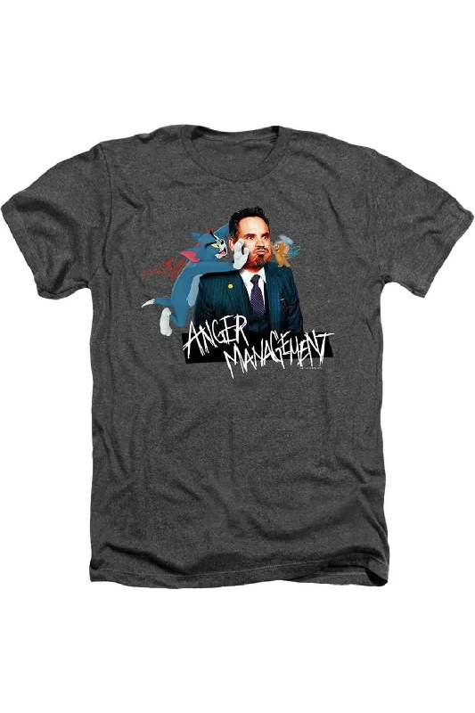 Tom And Jerry Movie Anger Management Adult Heather Tee / T-Shirt