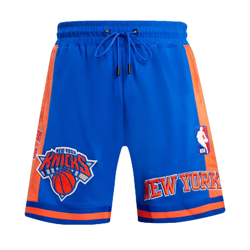 Men's Short-Inseam Dress Pants for StylePro Standard Mens NBA New York Knicks Classic 2.0 Shorts BNK356145-RYO Royal