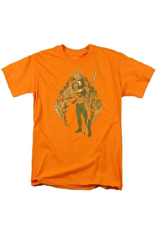 Aquaman Movie Shells Short Sleeve Adult Tee / T-Shirt