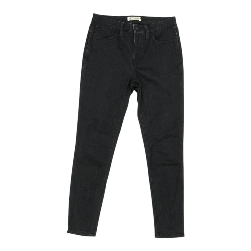 Men's Jeans with a Destroyed LookJeans Skinny By Madewell In Black Denim, Size:6