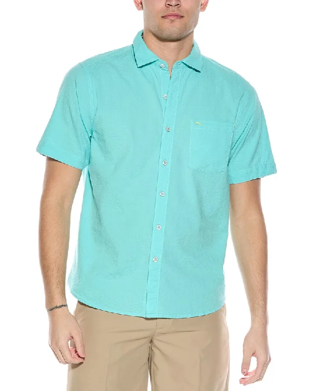 Men's Skinny-Fit Shirts for a Trendy LookTommy Bahama Nova Wave Silk-Blend Shirt