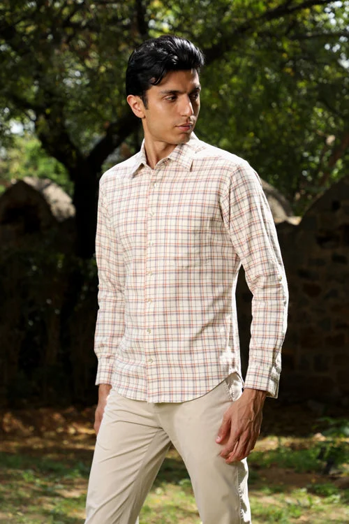 Men's Skinny-Fit Shirts for a Trendy LookRangsutra Arka Cotton Checked Full Sleeve Shirt Men's Skinny-Fit Shirts for a Trendy LookRangsutra Arka Cotton Checked Full Sleeve Shirt