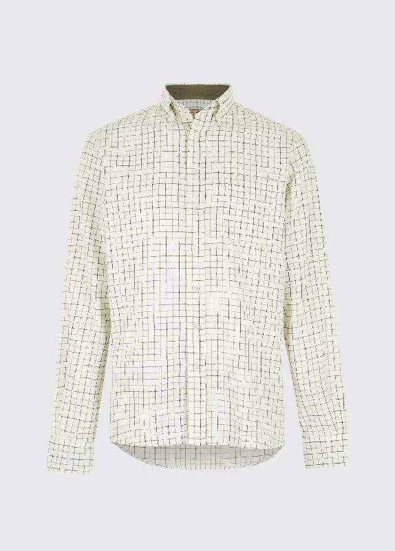 Men's Patterned Dress Casual Shirts for Smart-Casual EventsHollymount Check Shirt - Cream Men's Patterned Dress Casual Shirts for Smart-Casual EventsHollymount Check Shirt - Cream