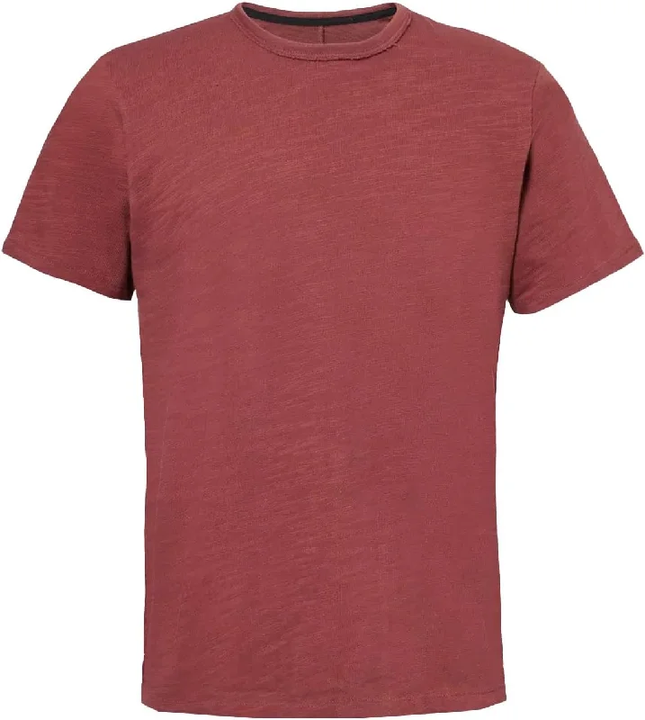 rag & bone Men's Classic Flame Tee, Maroon