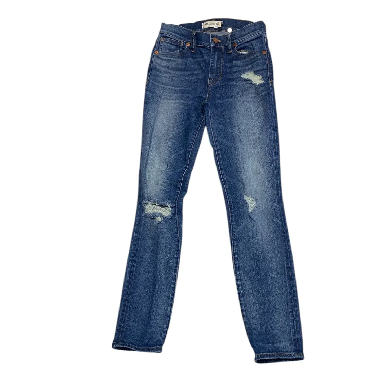 Men's Straight-Leg Jeans in Dark WashJeans Skinny By Madewell In Blue Denim, Size: 0