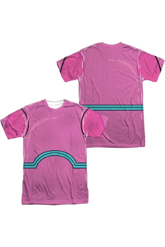Teen Titans Go To The Movies Balloon Man Uniform (Front/Back Print) Short Sleeve Adult Poly Crew Tee / T-Shirt