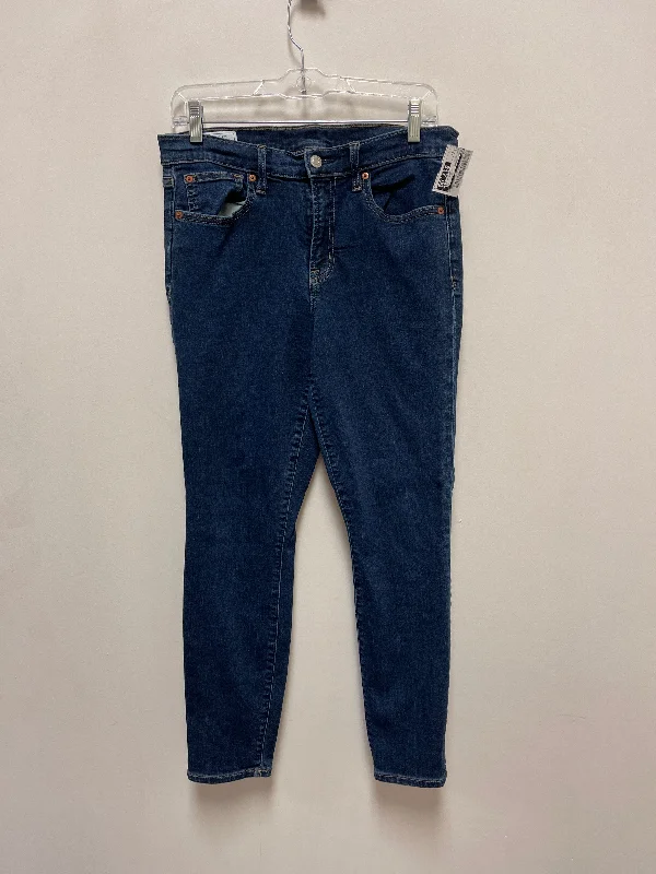 Designer Skinny Men's JeansJeans Skinny By Gap In Blue Denim, Size: 12