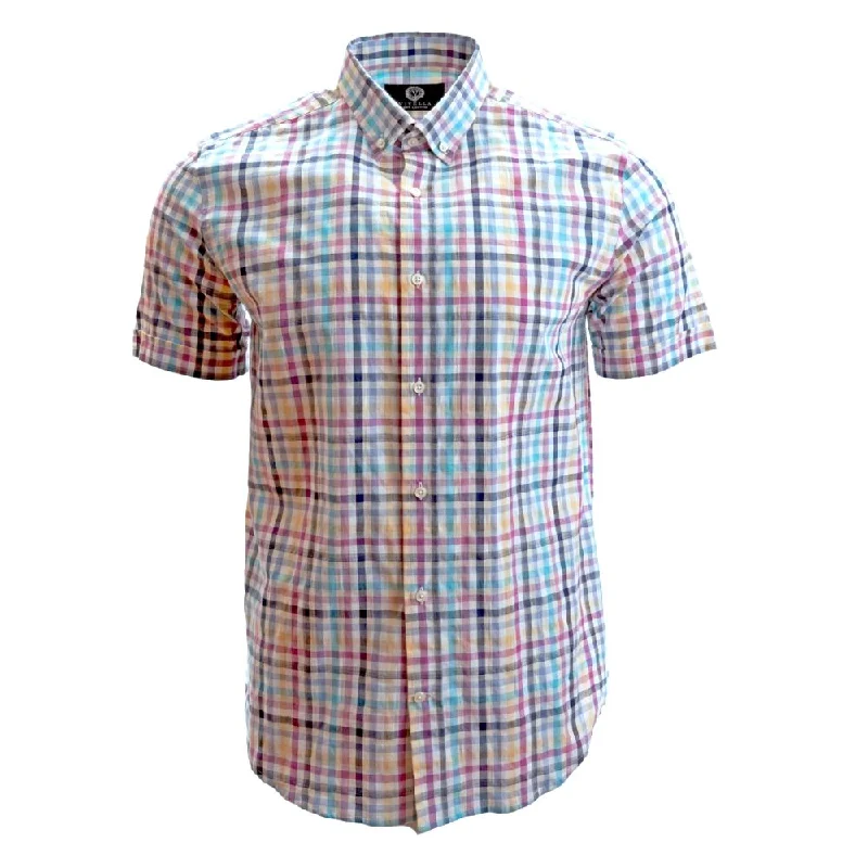 Men's Timeless Dress Shirts for Enduring StyleMulti Check Cotton Sport Shirt by Viyella Men's Timeless Dress Shirts for Enduring StyleMulti Check Cotton Sport Shirt by Viyella