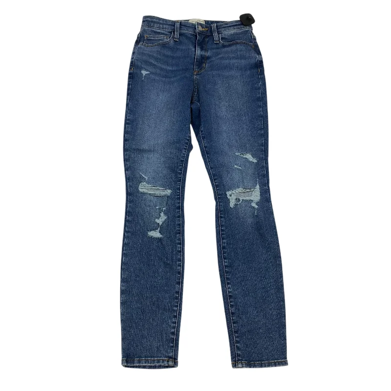 Men's Straight-Leg Jeans in Dark WashJeans Skinny By Universal Thread In Blue Denim, Size: 6