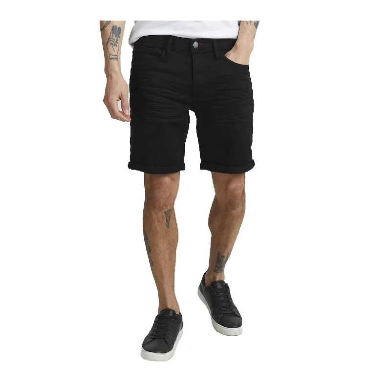 Dressy and Polished Men's Tailored Dress ShortsBlend Mens Twister Shorts 20713326-200297 Denim Black