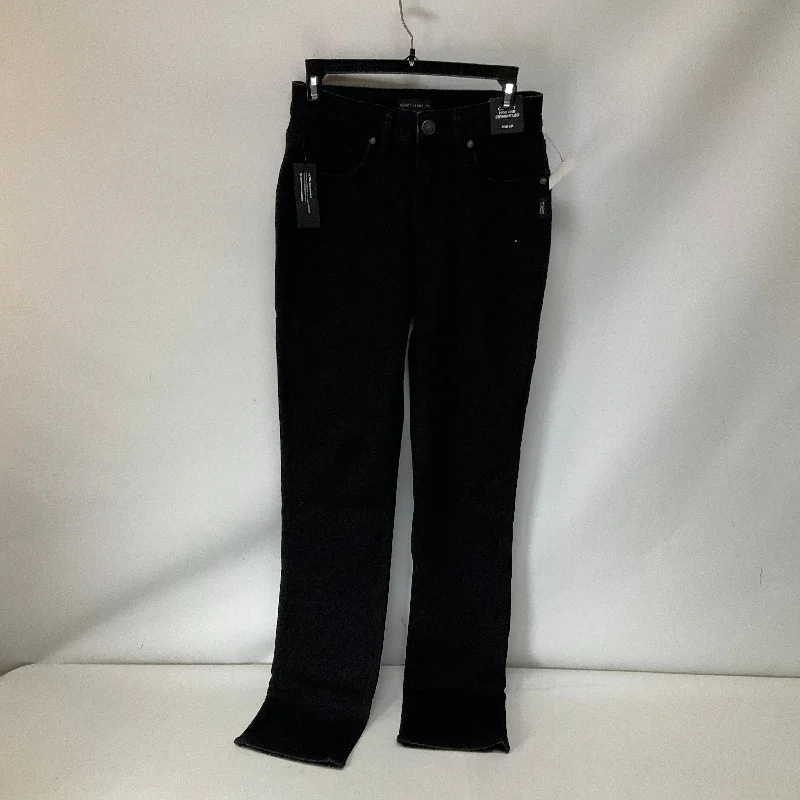 Elegant Straight-Leg Men's JeansJeans Straight By Silver In Black Denim, Size: 2