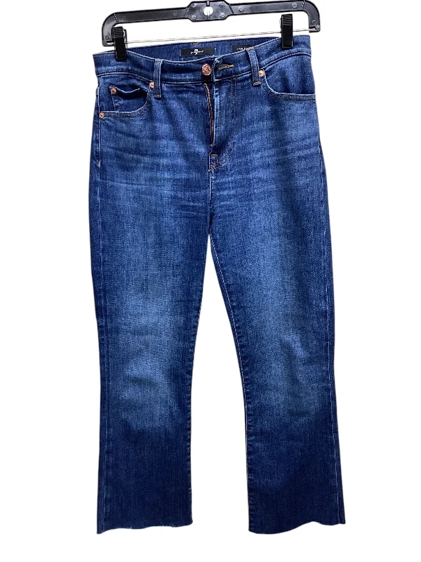 Latest Designer Men's JeansJeans Straight By 7 For All Mankind In Blue Denim, Size: 2