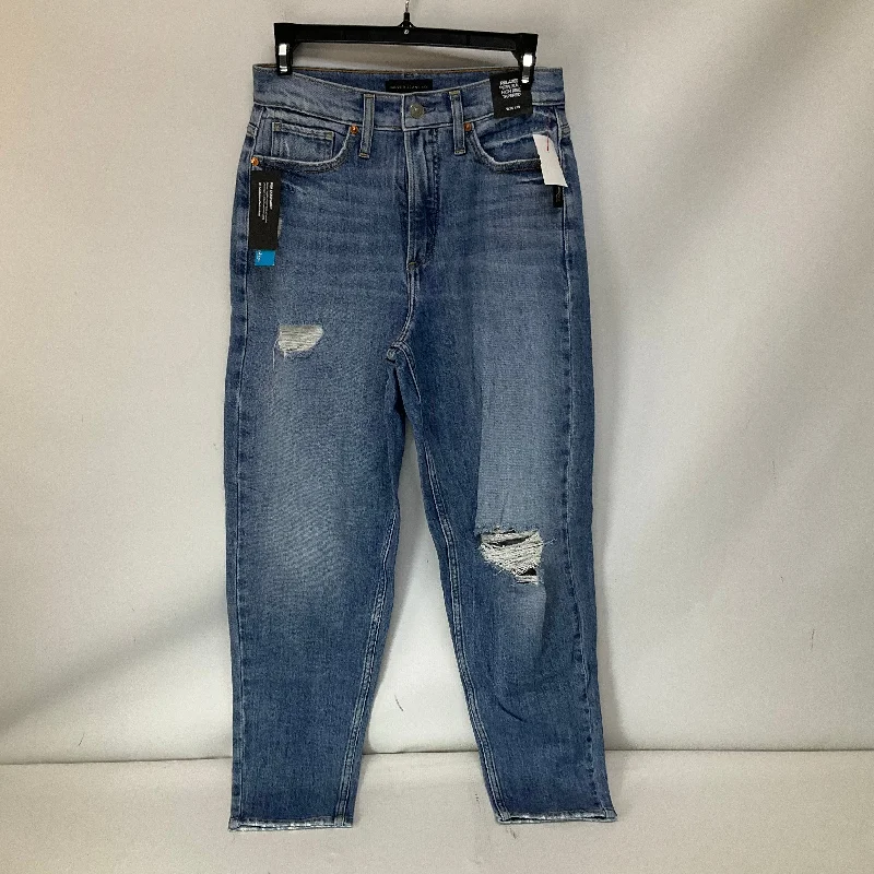 Casual Men's JeansJeans Straight By Silver In Blue Denim, Size: 2
