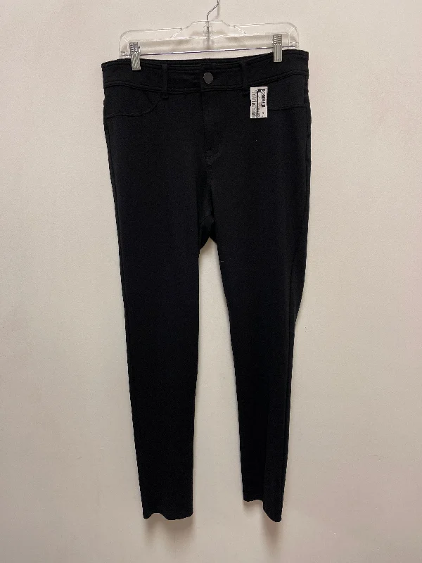 Leather Patch Men's JeansJeans Skinny By Seven 7 In Black, Size: 14