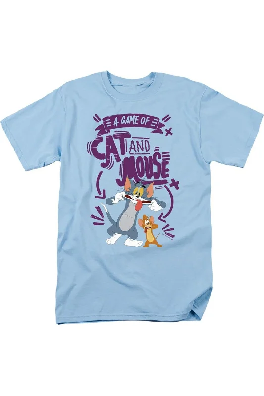 Tom And Jerry Movie Cat And Mouse Short Sleeve Adult Tee / T-Shirt