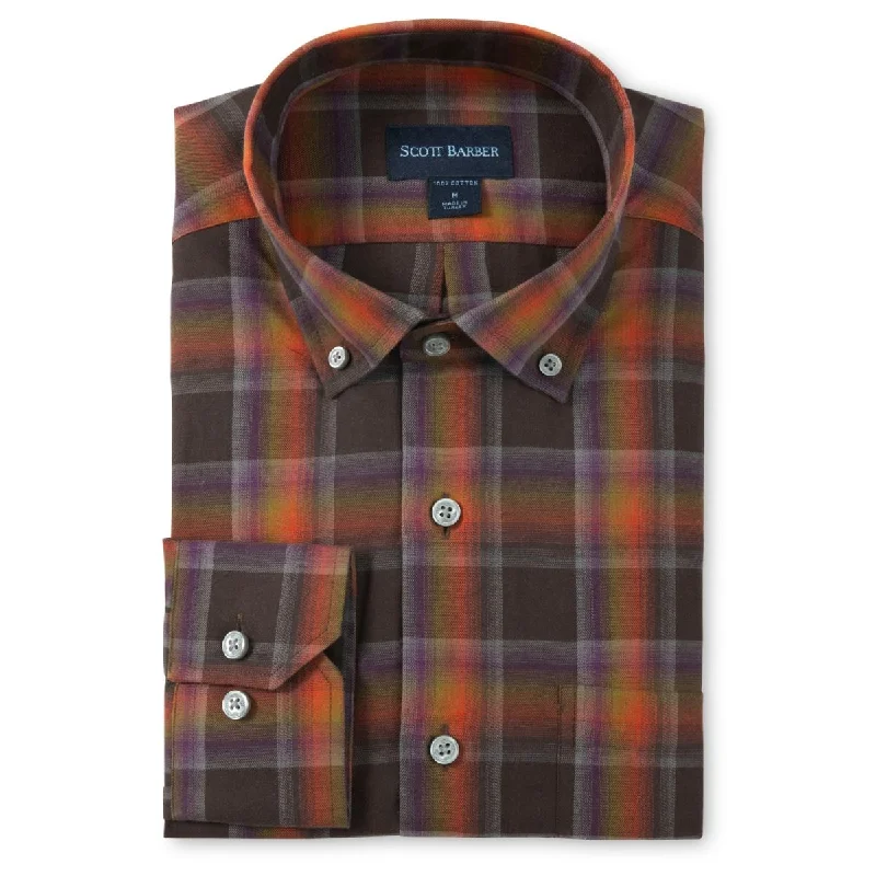 Men's Performance Shirts for Active LifestylesLightweight Flannel Sport Shirt in Harvest Multi (Size X-Large) by Scott Barber Men's Performance Shirts for Active LifestylesLightweight Flannel Sport Shirt in Harvest Multi (Size X-Large) by Scott Barber