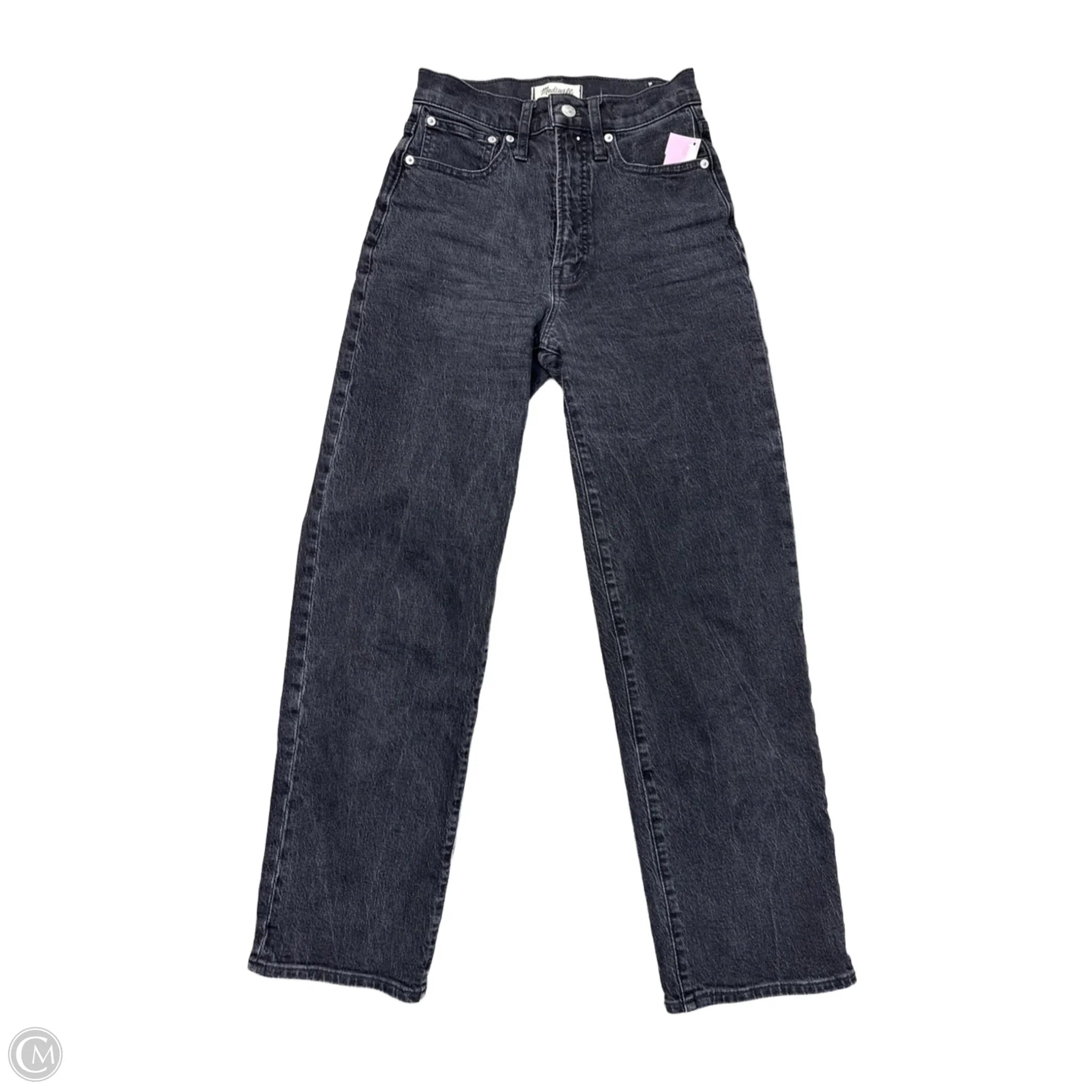 Relaxed-Fit Men's JeansJeans Straight By Madewell In Black Denim, Size: 0