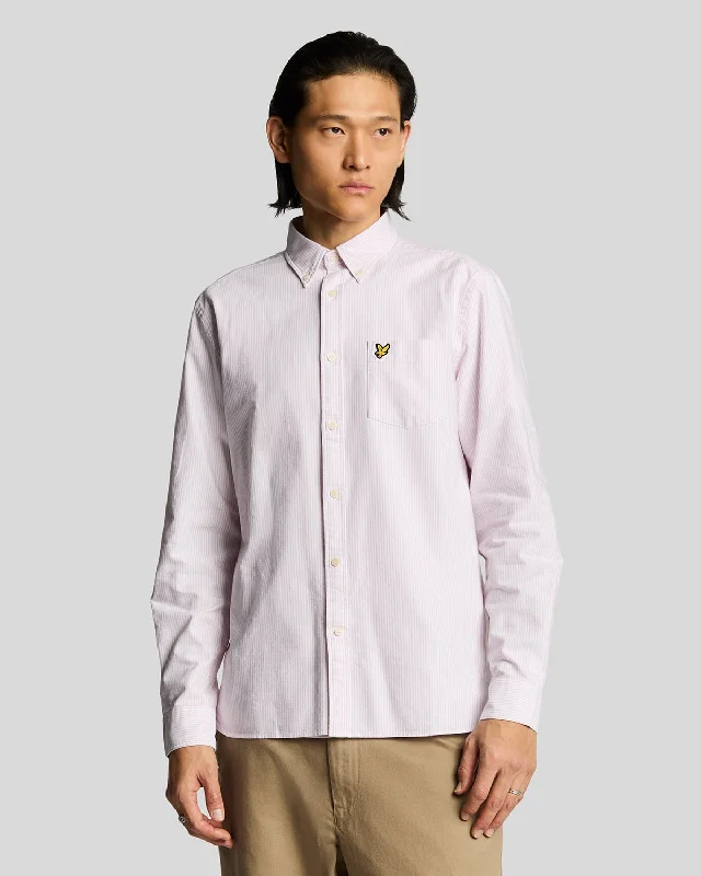 Men's Patterned Dress Shirts for a Unique TwistStripe Oxford Shirt