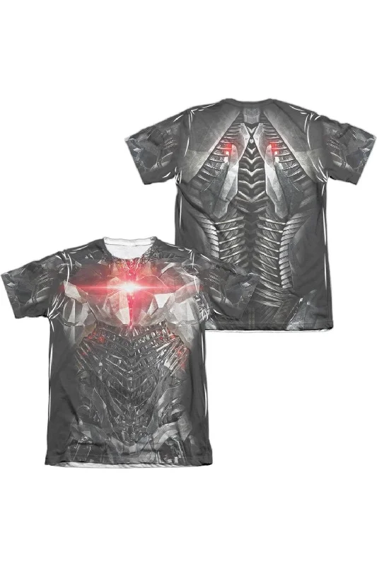 Justice League Movie Cyborg Uniform (Front/Back Print) Adult Poly/Cotton Short Sleeve Tee / T-Shirt