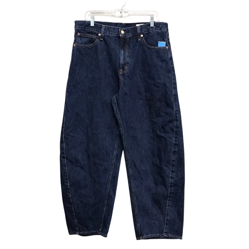 Rip and Tear Men's JeansJeans Wide Leg By Gap In Blue Denim, Size:14